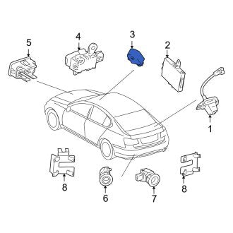 New OEM Parking Aid System Speaker Fits, 2006-2011 Lexus GS - Part # 8934330010