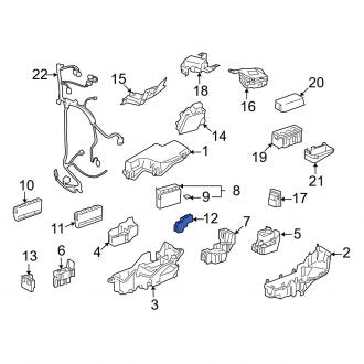 New OEM Fuse Box Fits, 2006-2011 Lexus GS - Part # 8274330050