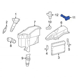 New OEM Engine Crankshaft Position Sensor Fits, 2016-2020 Lexus GS - Part # 9091905089