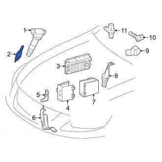 New OEM Spark Plug Fits, 2019-2024 Lexus ES - Part # 9091901263