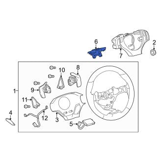 New OEM Steering Wheel Damper Fits, 2013 Lexus GS - Part # 4571330190