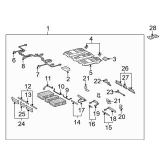 New OEM Genuine Lexus, Battery Vent Tube - Part # 2888520020