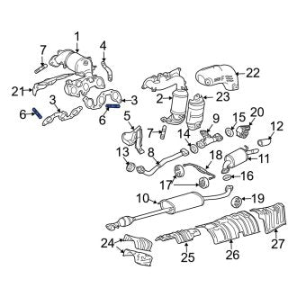 New OEM Genuine Lexus, Right Exhaust Manifold Stud - Part # 9012608013