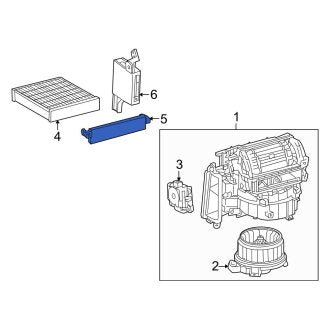 New OEM Front Cabin Air Filter Cover Fits, 2007-2018 Lexus ES - Part # 8889933040