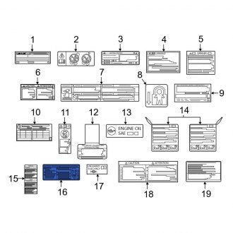 New OEM Genuine Lexus, Engine Decal - Part # G92750R020