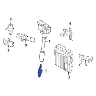 New OEM Spark Plug Fits, 2019-2024 Lexus ES - Part # 9091901289