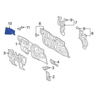 New OEM Engine Compartment Insulation Fits, 2019-2022 Lexus UX - Part # 5522502010