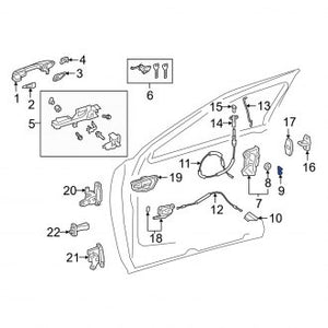 New OEM Genuine Lexus, Front Left Door Lock Rod Cover - Part # 6903276010