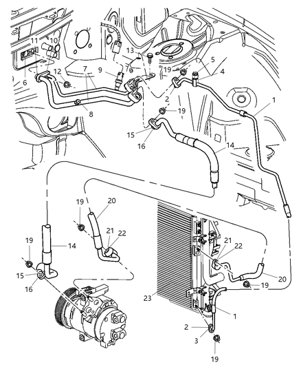Gasket A/C Line