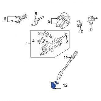 New OEM Steering Coupling Boot Fits, 2008-2017 Lexus LS - Part # 4502550100