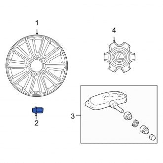 New OEM Wheel Lug Nut Fits, 1998-2011, 2013-2021 Lexus LX - Part # 9094201103