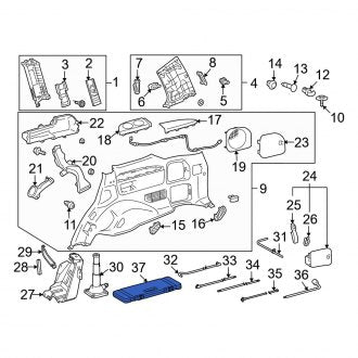 New OEM Right Multi-Purpose Tool Set Fits, 2008-2011, 2013-2021 Lexus LX - Part # 912060210