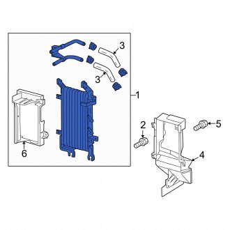 New OEM Automatic Transmission Oil Cooler Fits, 2015 Lexus LX - Part # 3349034010