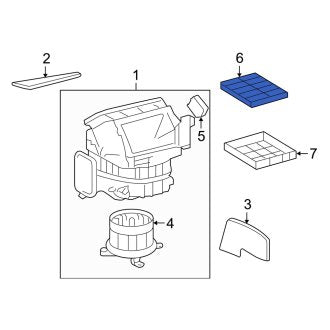 New OEM Cabin Air Filter Fits, 2016-2021 Lexus LX - Part # 8713976010