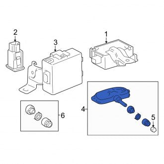 New OEM Tire Pressure Monitoring System Fits, 2019 Lexus ES - Part # 4260748010