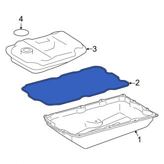 New OEM Transmission Oil Pan Gasket Fits, 2016-2021 Lexus LX - Part # 3516860030