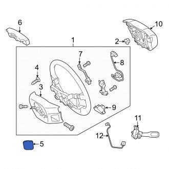 New OEM Genuine Lexus, Right Steering Wheel Plug - Part # 45186600600