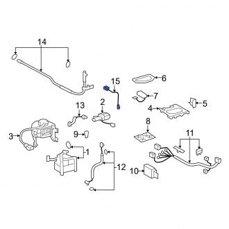 New OEM A/C Refrigerant Temperature Sensor Fits, 2013-2015 Lexus LX - Part # 8862560070