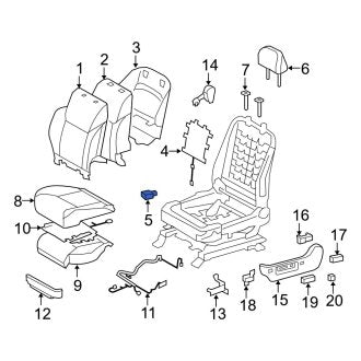 New OEM Right Courtesy Light Fits, 2016-2021 Lexus LX - Part # 8138060070