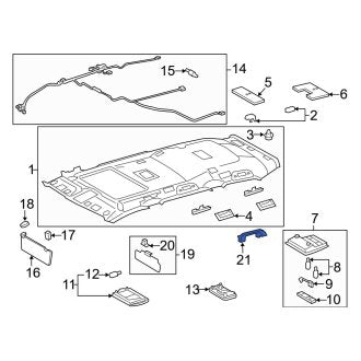 New OEM Front Interior Grab Bar Fits, 2013-2021 Lexus LX - Part # 7461060120A2