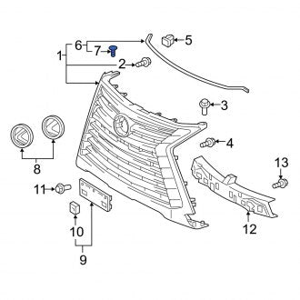 New OEM Genuine Lexus, Grille Retainer - Part # 5311760060