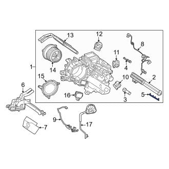 New OEM Genuine Lexus, A/C Expansion Valve Bracket - Part # 8889960520