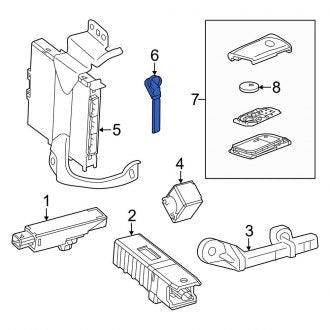 New OEM Vehicle Key Fits, 2022-2024 Lexus LX - Part # 6951533150