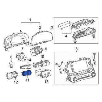 New OEM Rear 12 Volt Accessory Power Outlet Fits, 2024 Lexus LX - Part # 8553060450