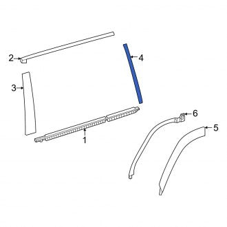 New OEM Door Applique Fits, 2022-2024 Lexus LX - Part # 7576160100