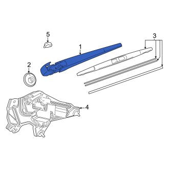 New OEM Back Glass Wiper Arm Fits, 2022-2024 Lexus LX - Part # 8524160250