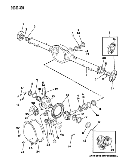 Bearing, Drive Shaft 1984