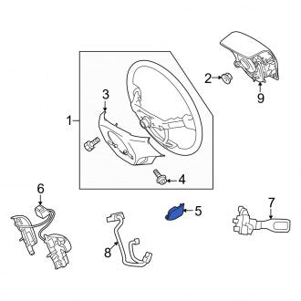 New OEM Genuine Lexus, Left Steering Wheel Trim - Part # 4518775020C0