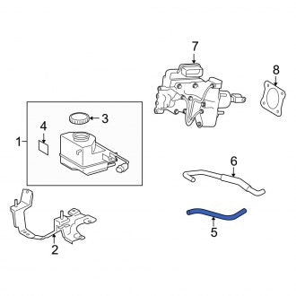 New OEM Genuine Lexus, Brake Vacuum Hose - Part # 4723475020