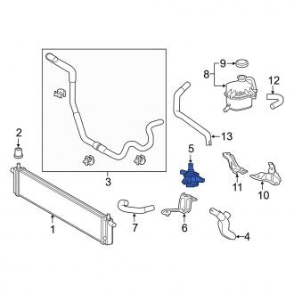 New OEM Drive Motor Inverter Cooler Water Pump Fits, 2014-2019 Lexus GS - Part # G904048010