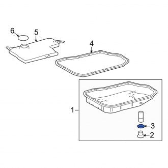 New OEM Automatic Transmission Drain Plug Gasket Fits, 2022-2024 Lexus LX - Part # 9043012008