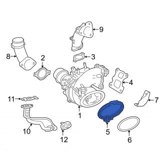 New OEM Intercooler Pipe Clamp Fits, 2019 Lexus GS - Part # 1745236020