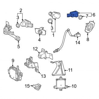 New OEM Front Inner Parking Aid Sensor Fits, 2021-2024 Lexus LS - Part # 8934150080C0