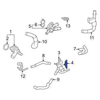 New OEM Engine Coolant Outlet Gasket Fits, 2021-2024 Lexus ES - Part # 16345F0010