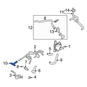 New OEM Automatic Transmission Oil Cooler Hose Fits, 2019-2024 Lexus ES - Part # 3294233240