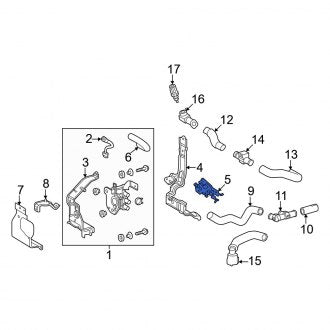 New OEM HVAC Heater Control Valve Bracket Fits, 2022-2025 Lexus NX - Part # 8712142030