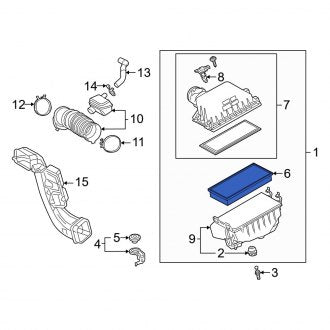 New OEM Engine Air Filter Fits, 2019-2024 Lexus ES - Part # 1780177050