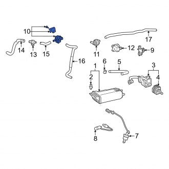 New OEM Exhaust Gas Recirculation Fits, 2018-2024 Lexus LS - Part # 90910AC004