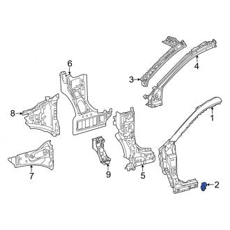 New OEM Genuine Lexus, Fender Bracket - Part # 538210R040