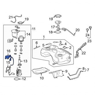 New OEM Fuel Pump Wiring Harness Fits, 2019-2024 Lexus ES - Part # 7778533150