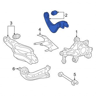 New OEM Front Left Suspension Control Arm Fits, 2022-2025 Lexus NX - Part # 4806942070