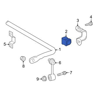 New OEM Rear Suspension Stabilizer Bar Bushing Fits, 2021-2024 Lexus ES - Part # 488180R050