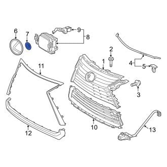 New OEM Grille Emblem Nut Fits, 2013-2020 Lexus GS - Part # 9018306031