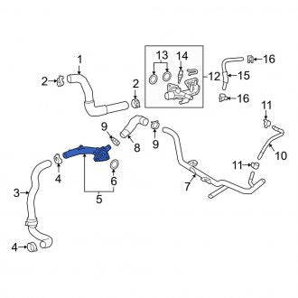 New OEM Engine Coolant Thermostat Kit Fits, 2019-2024 Lexus ES - Part # 1603131031