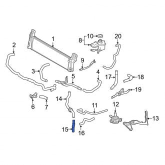 New OEM Drive Motor Inverter Coolant Line Fits, 2016-2022 Lexus RX - Part # G922H0E020