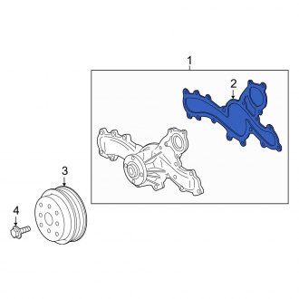 New OEM Engine Water Pump Gasket Fits, 2019-2024 Lexus ES - Part # 162710P030